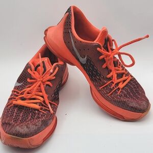 Nike Big Kids‎ KD 8 Bright Crimson/Black Basketball Shoe Size 7Y #1294